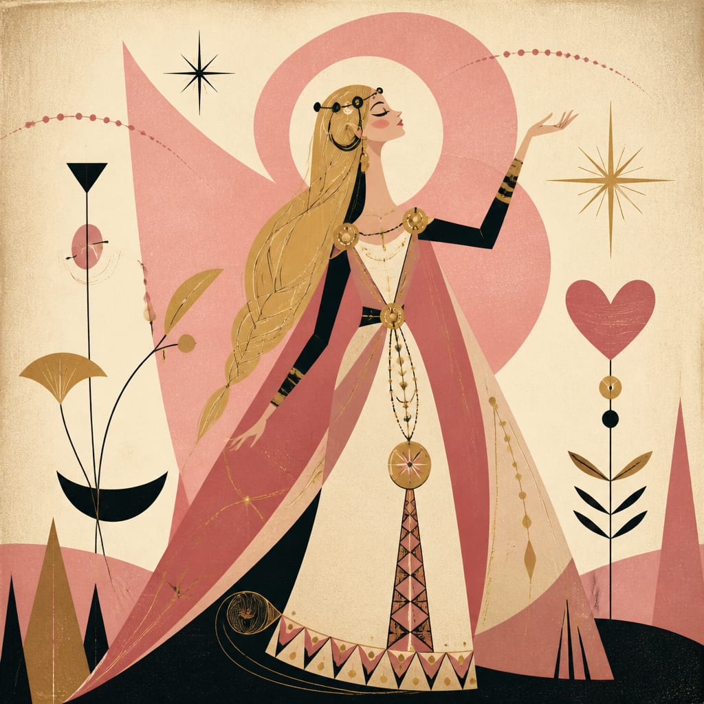 Devotional panel for the Norse goddess Sjöfn